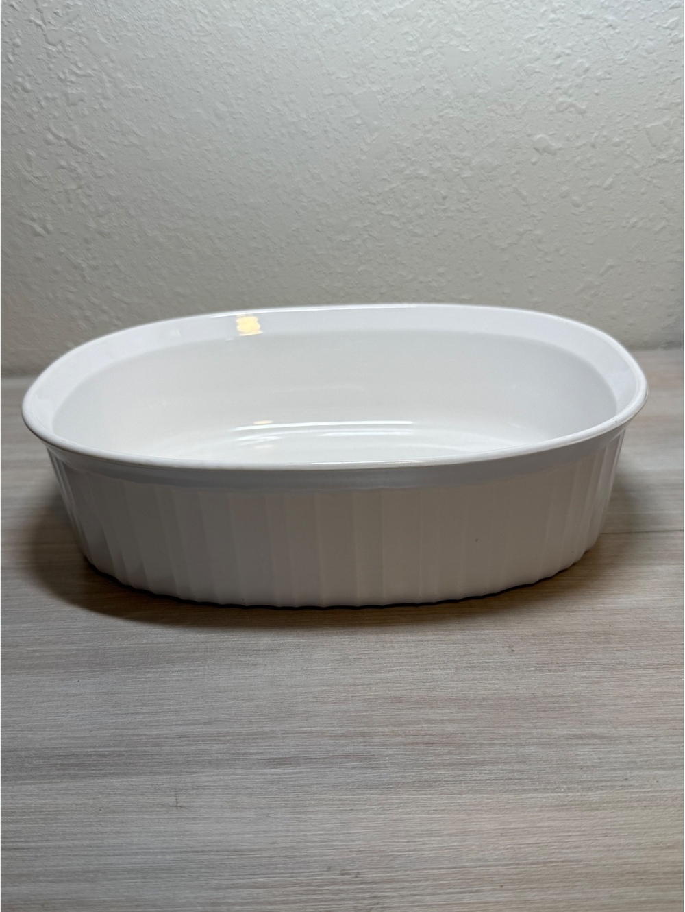 CorningWare White Oval Casserole Dish